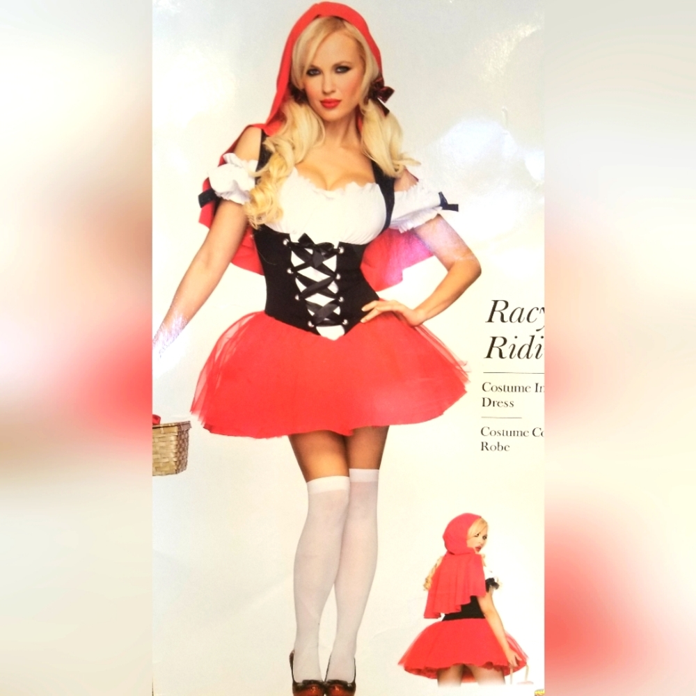 NEW Racy Red Riding Hood Halloween Costume! Womens size s/m Sexy!!!!